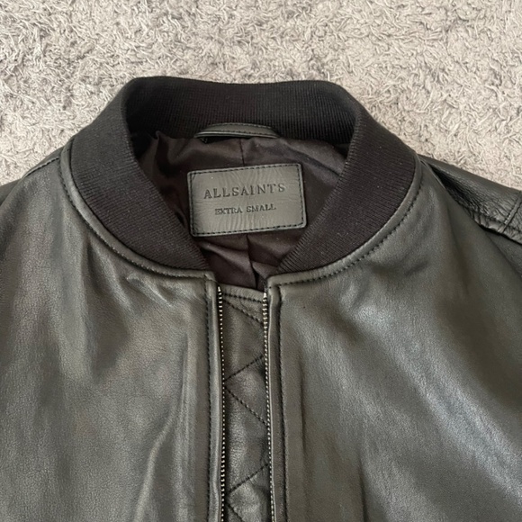 Allsaints leather jacket - Picture 2 of 7